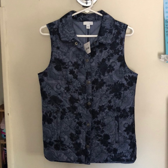 J. Jill Jackets & Blazers - NWT J.Jill quilted paisley vest